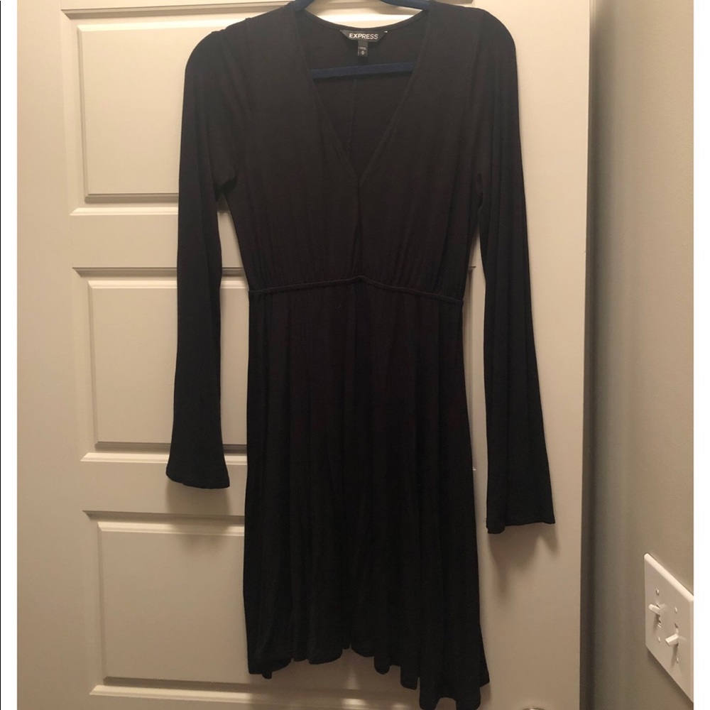 Black long sleeve dress